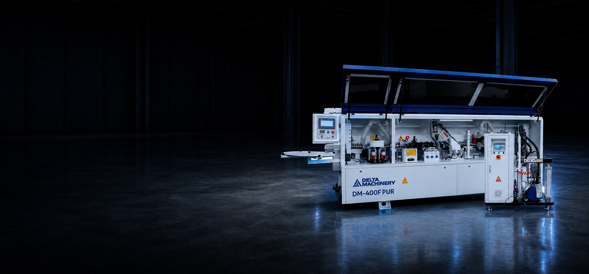 Автоматический кромкооблицовочный станок DELTAMACHINERY  DM-400F-PUR главное фото