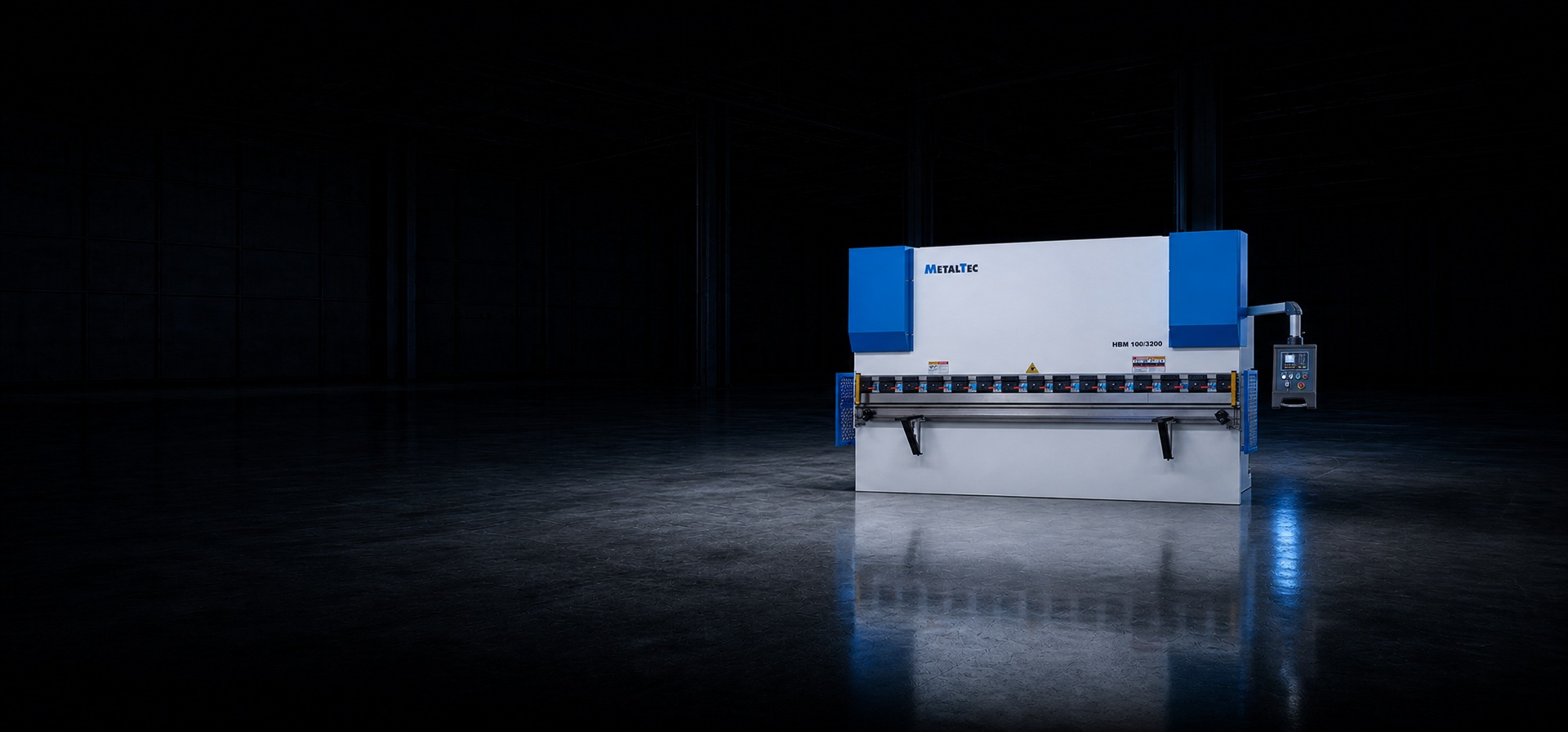 Листогибочный гидравлический пресс MetalTec HBM 100/3200М (Е22, ручная компенсация прогиба) главное фото