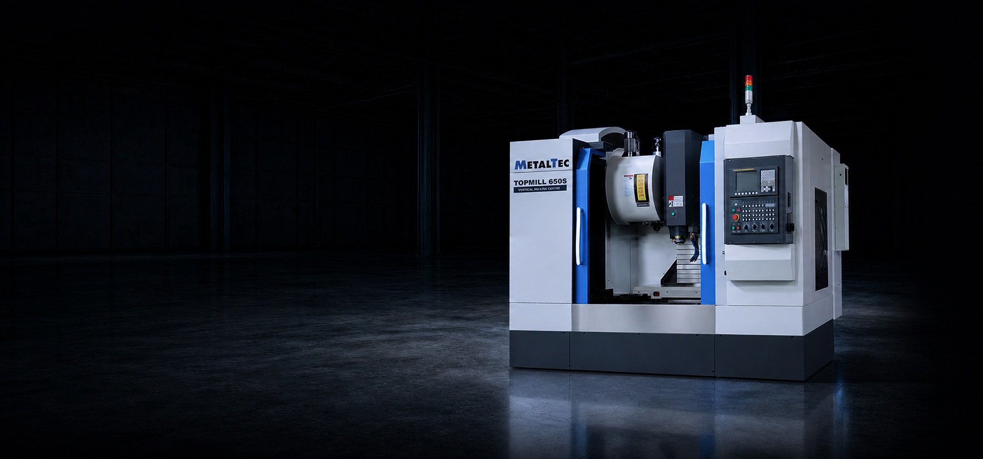Вертикальный обрабатывающий центр с ЧПУ MetalTec TOPMILL 650S (4-х осевой) главное фото