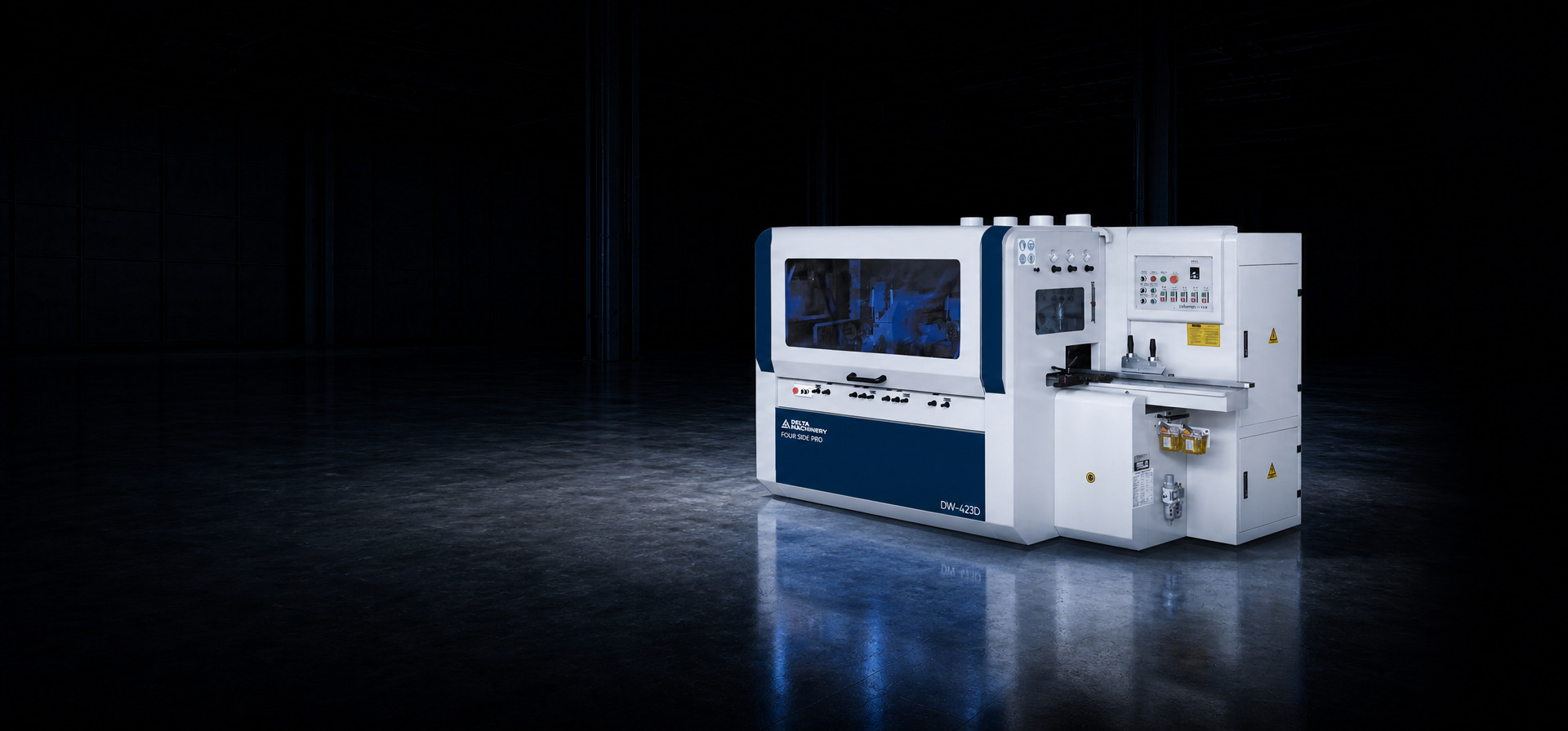 Четырехсторонний станок DELTAMACHINERY FOUR SIDE PRO DW-423D главное фото
