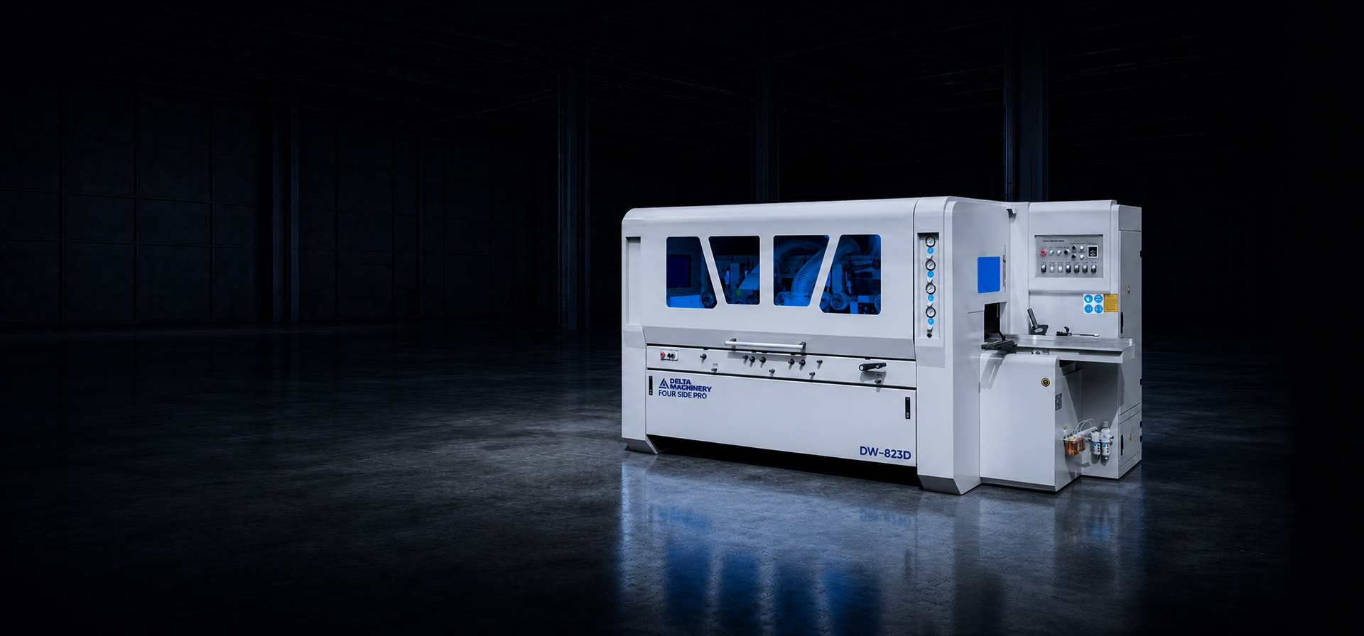 Четырехсторонний станок DELTAMACHINERY FOUR SIDE PRO DW-823D главное фото