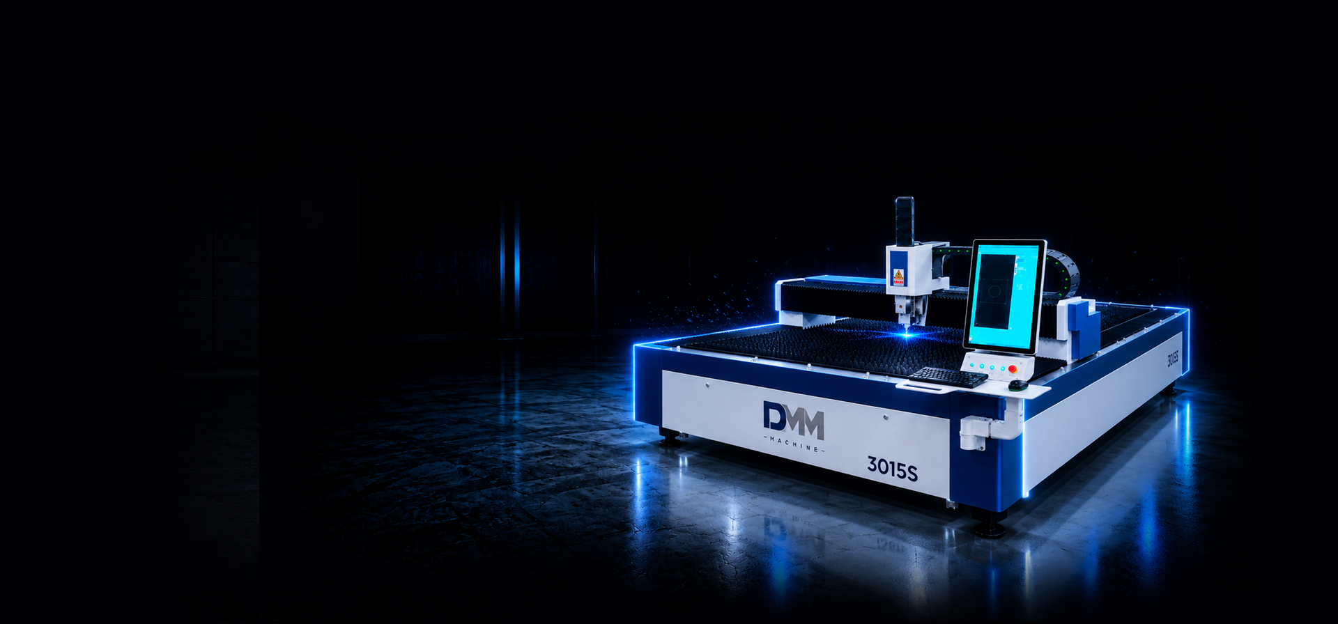Оптоволоконный лазерный станок DMM 3015S (3000W) для резки металла главное фото