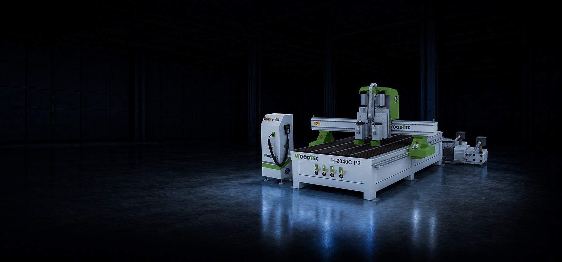 Фрезерно-гравировальный станок с ЧПУ WoodTec H-2040C P2 главное фото