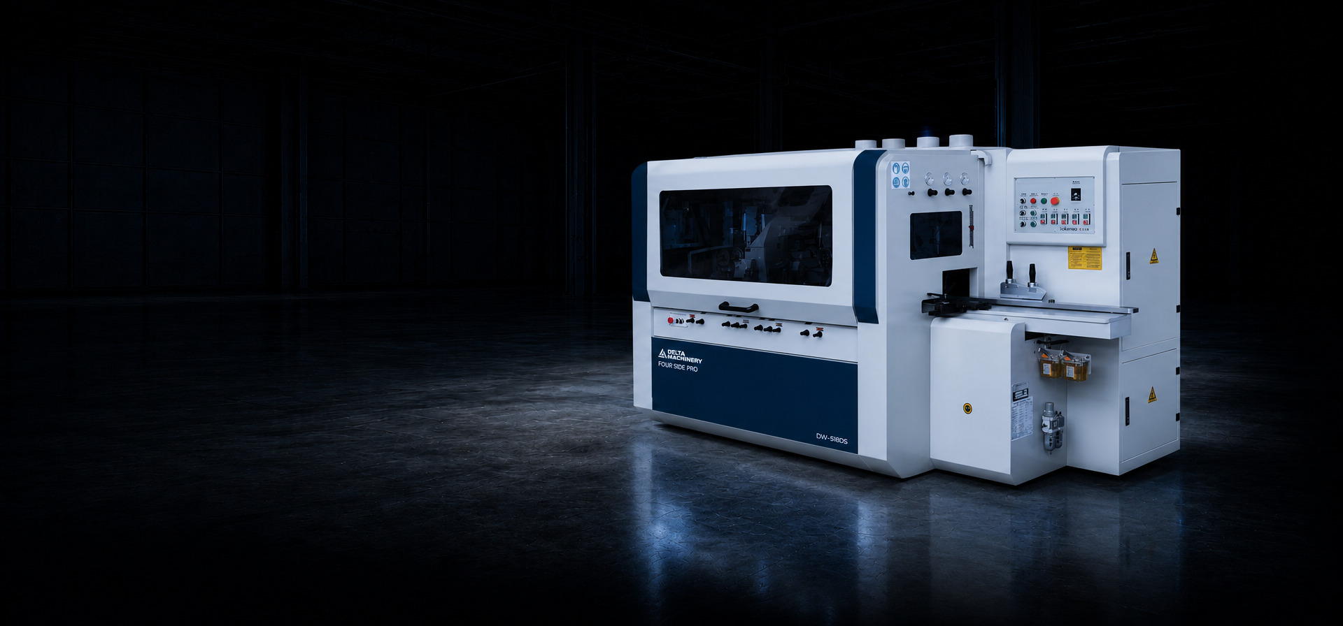 Четырехсторонний станок DELTAMACHINERY FOUR SIDE PRO DW-518DS главное фото
