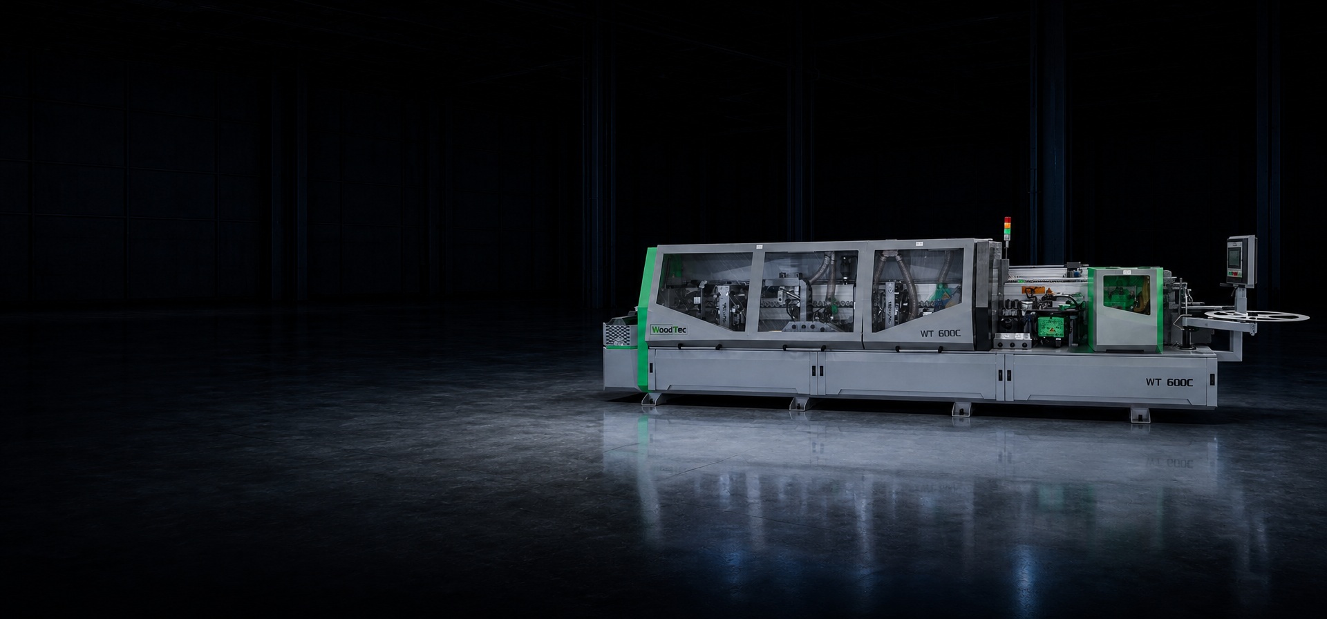 Станок для облицовывания кромок мебельных деталей WoodTec WT-600С главное фото