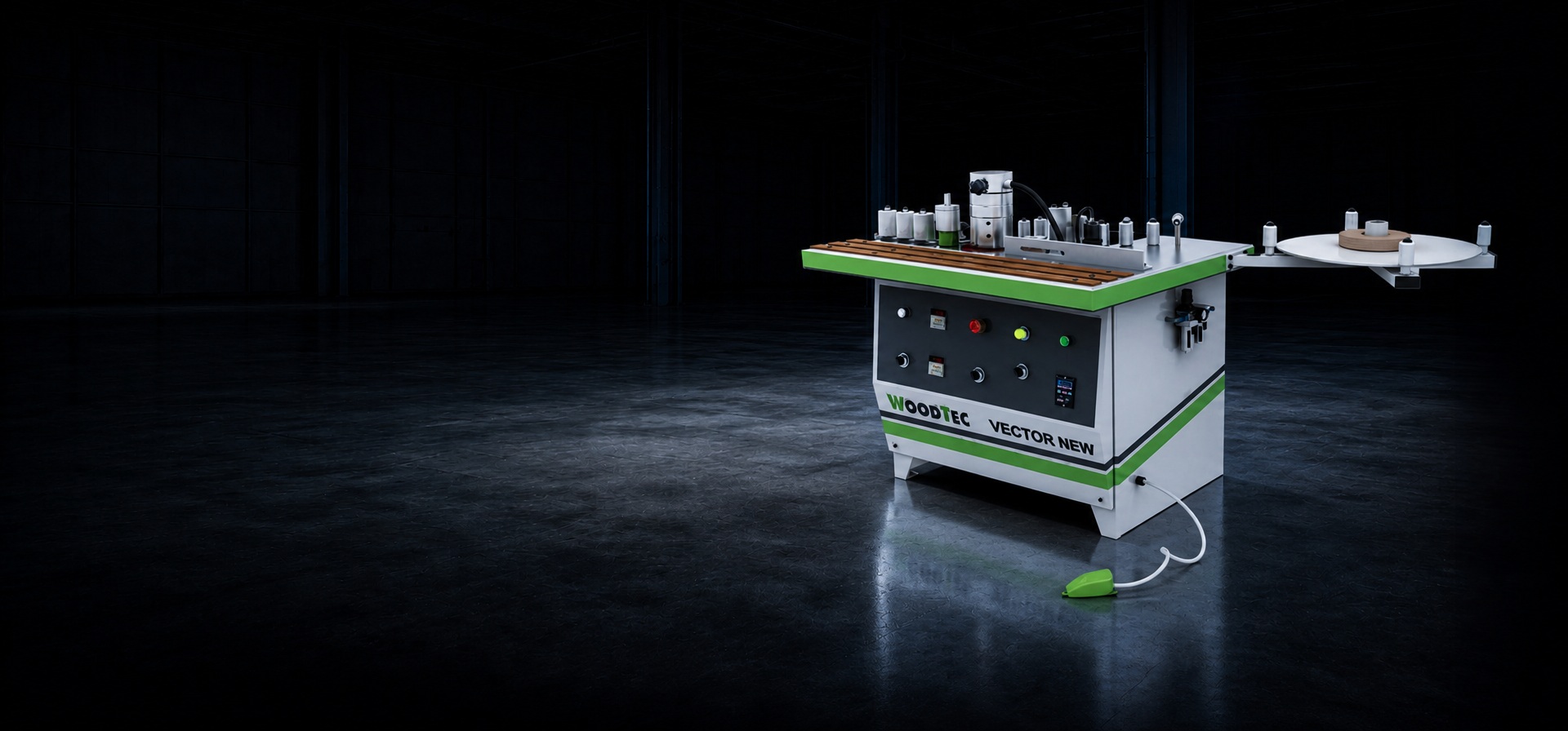 Кромкооблицовочный станок с ручной подачей WoodTec VECTOR NEW главное фото