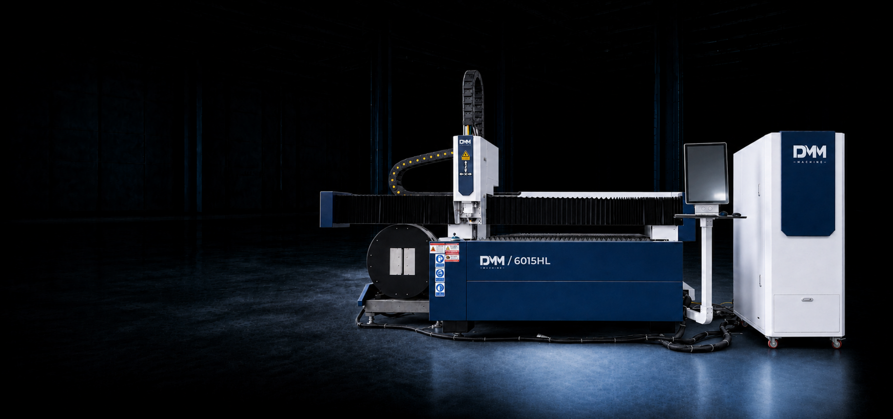 Комбинированный оптоволоконный лазерный станок DMM 6015HL (3000W) главное фото