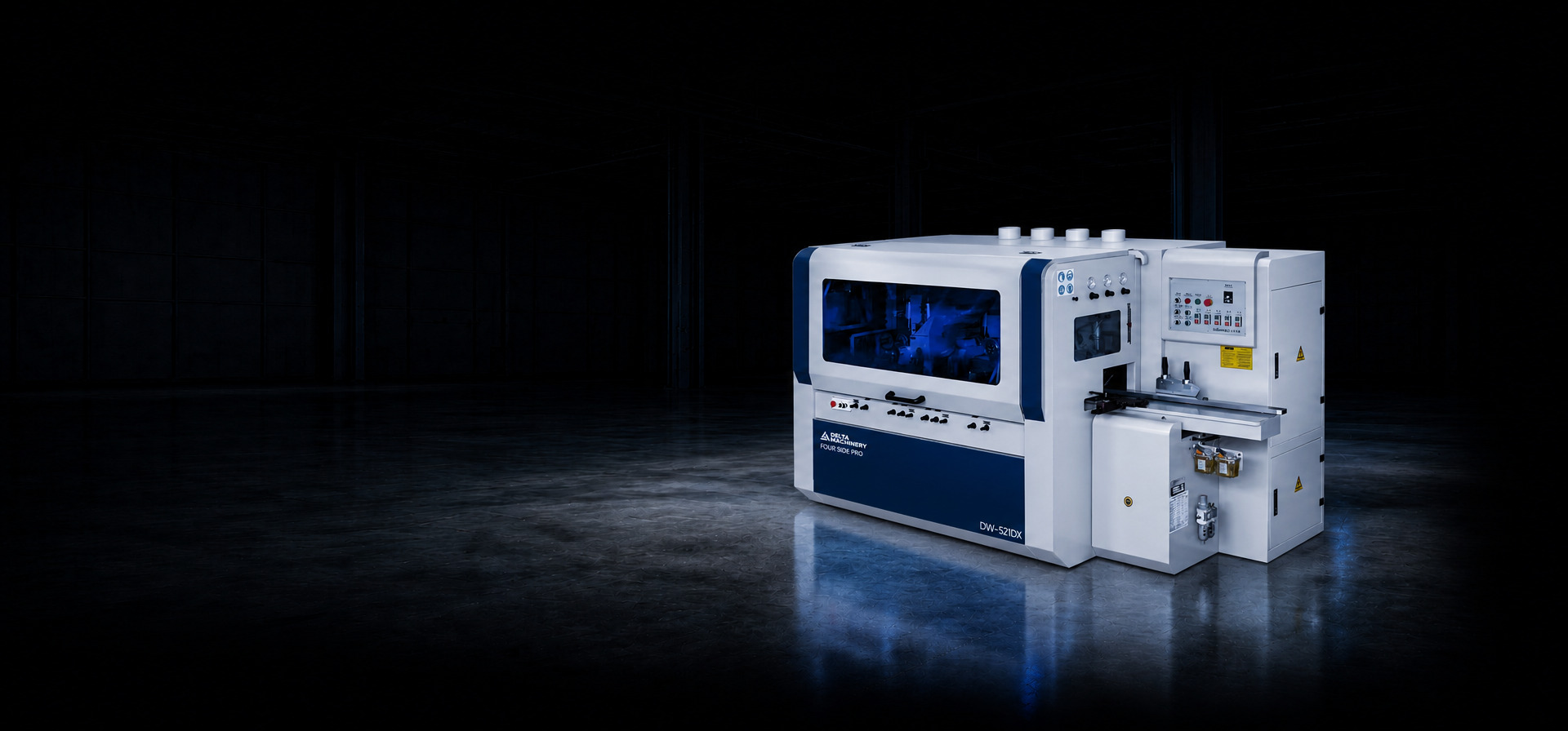 Четырехсторонний станок DELTAMACHINERY FOUR SIDE PRO DW-521DX главное фото