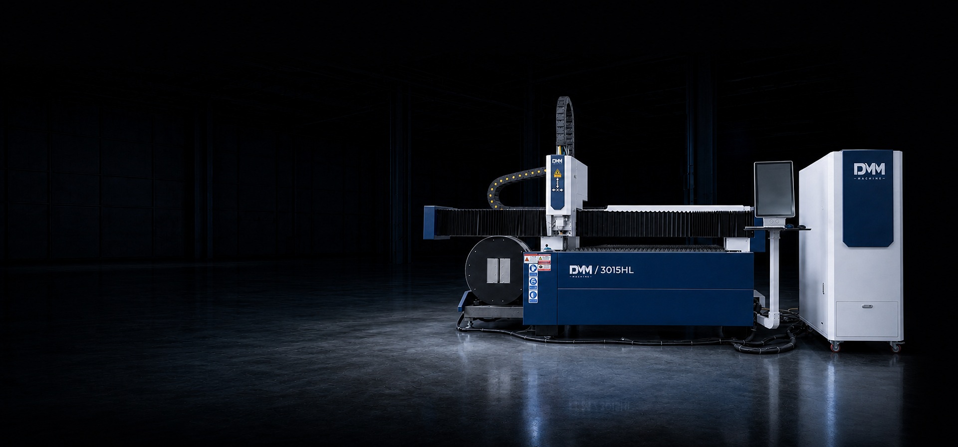 Оптоволоконный лазерный станок DMM 3015HL (6000W) главное фото