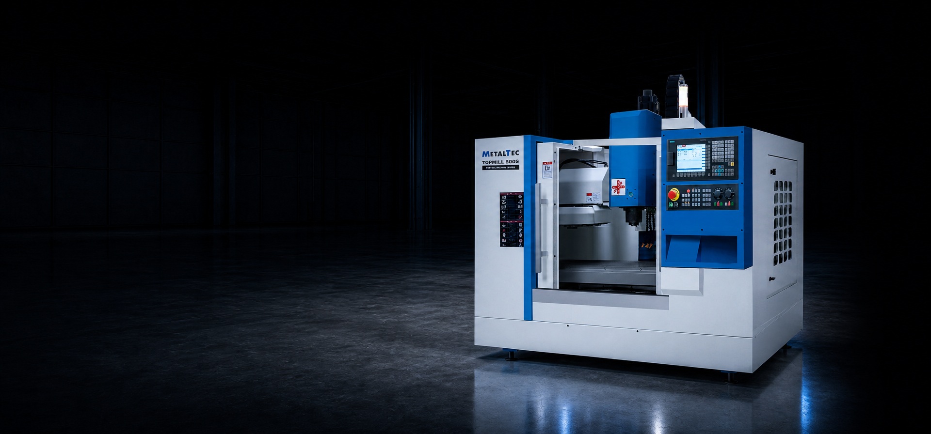 Вертикальный обрабатывающий центр с ЧПУ MetalTec TOPMILL 800S главное фото