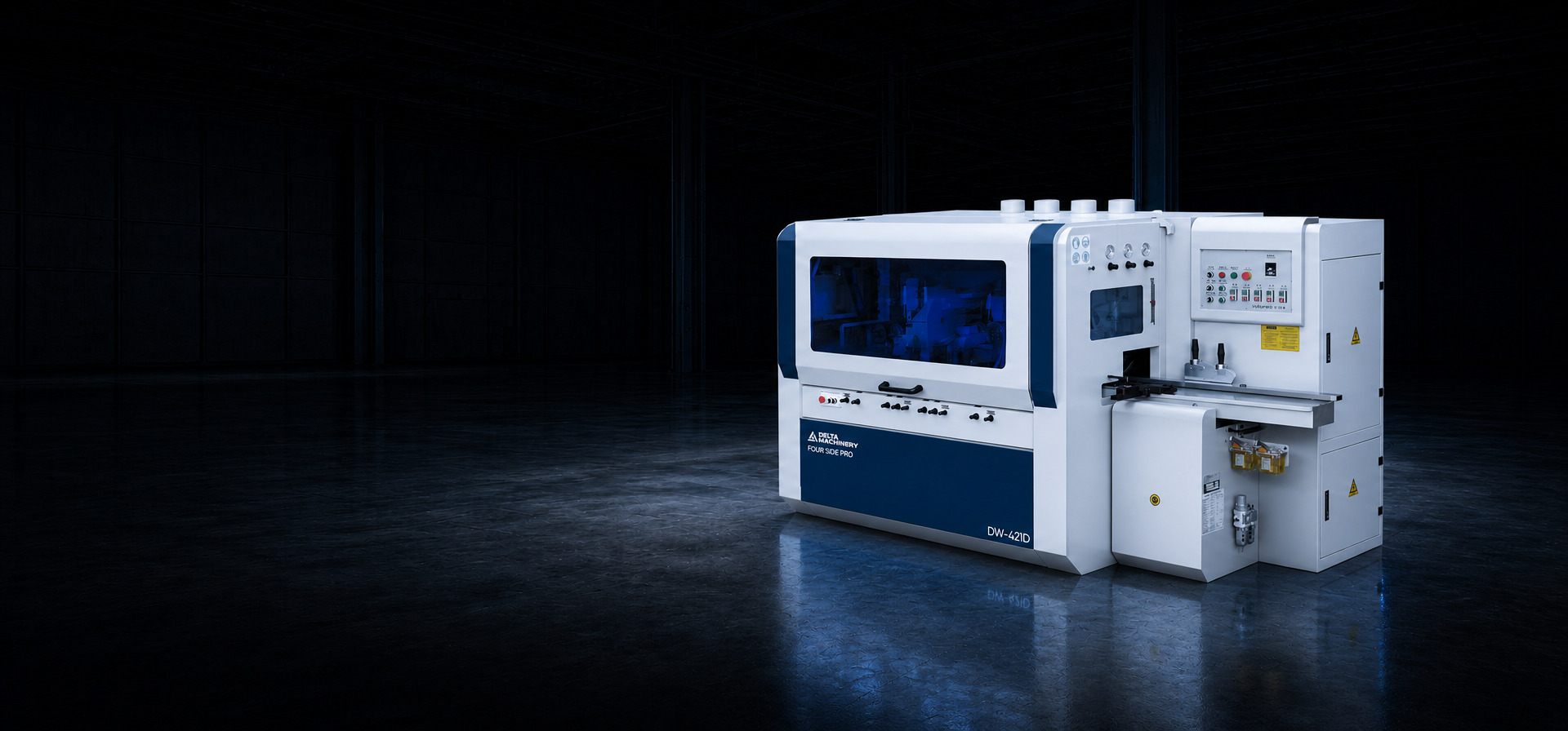 Четырехсторонний станок DELTAMACHINERY FOUR SIDE PRO DW-421D главное фото