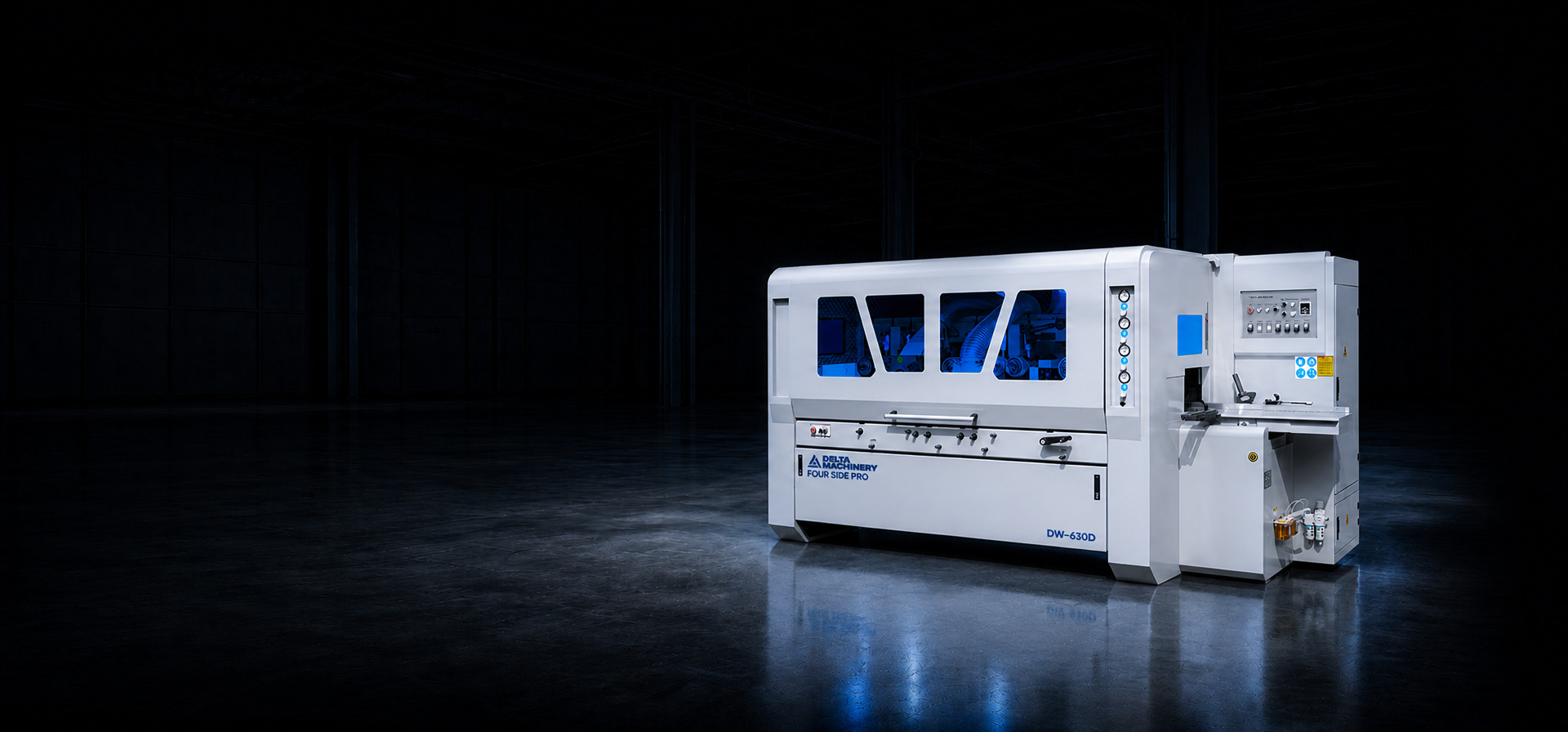Четырехсторонний станок DELTAMACHINERY FOUR SIDE PRO DW-630D главное фото