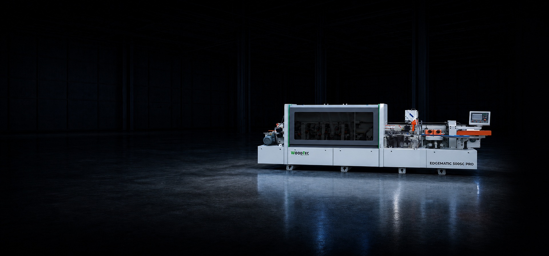 Станок для облицовывания кромок мебельных деталей WoodTec EdgeMatic 500SС PRO главное фото