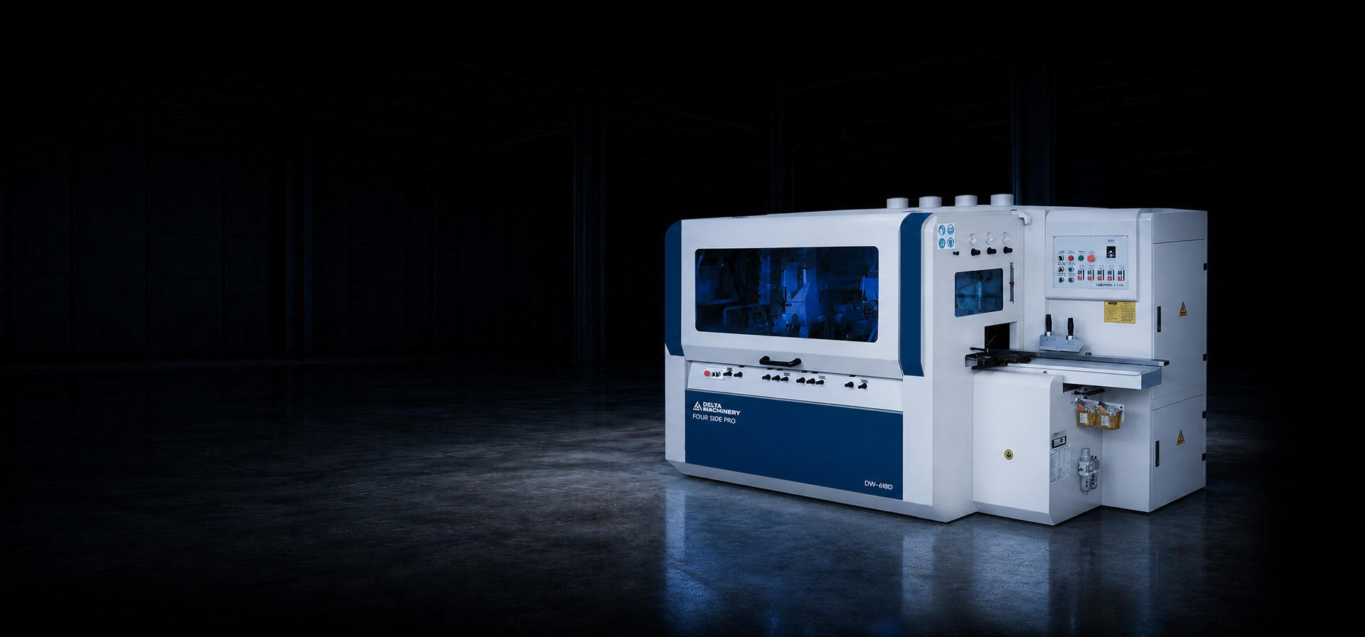 Четырехсторонний станок DELTAMACHINERY FOUR SIDE PRO DW-618D главное фото